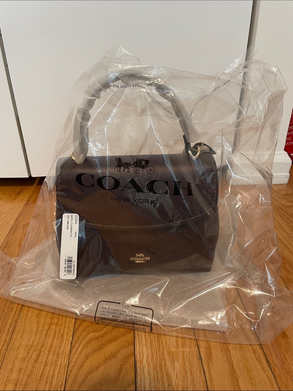 NWT Coach Emory crossbody in Espresso - Picture 3 of 10